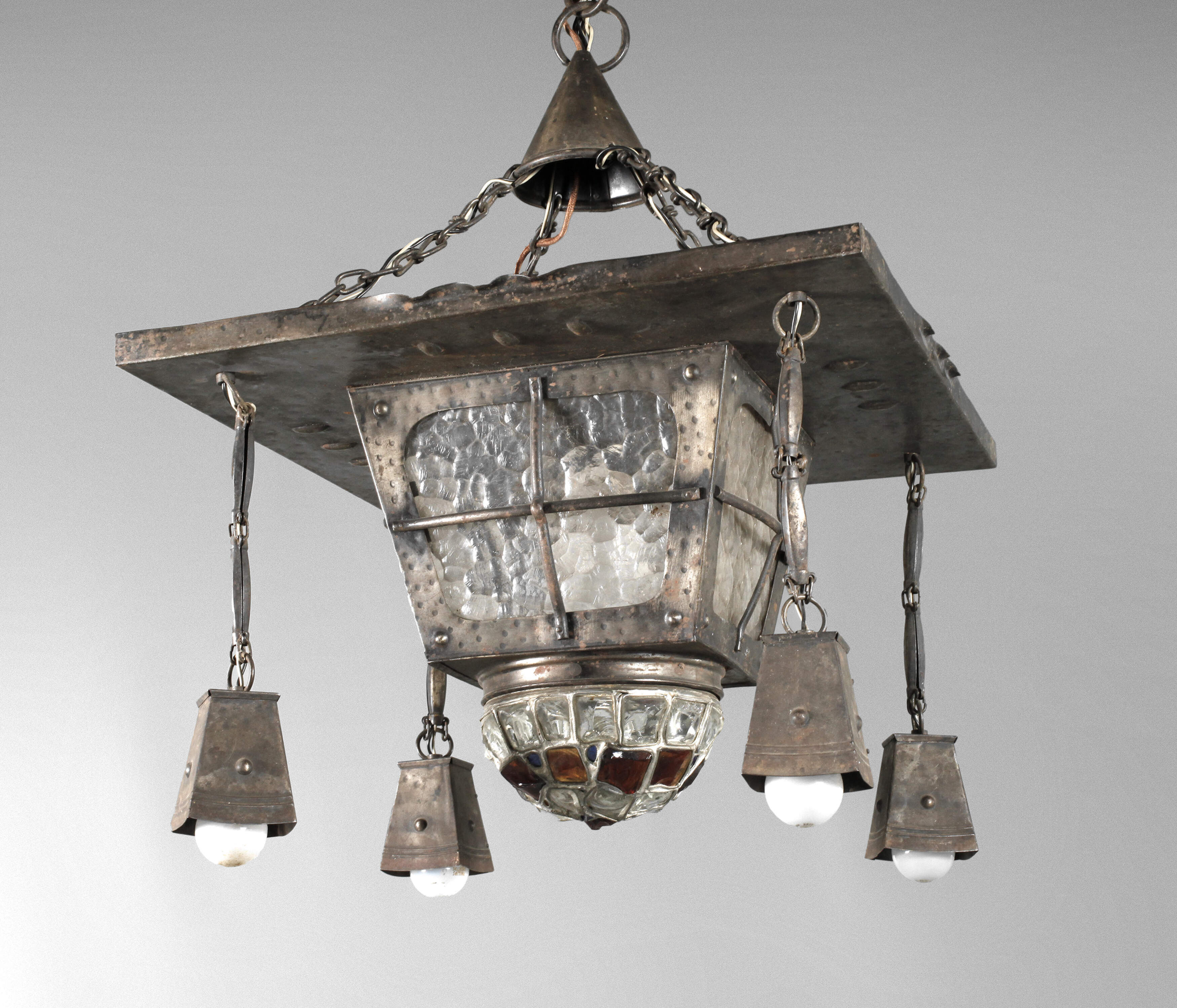 Deckenlampe Bleiglas