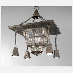 Deckenlampe Bleiglas