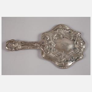 Silber Jugendstil-Handspiegel England
