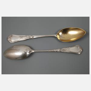 Sechs Mokkalöffel Heinrich Vogeler