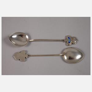 England Löffelset für Tee Silber