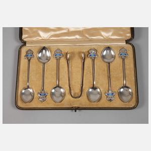 England Löffelset für Tee Silber