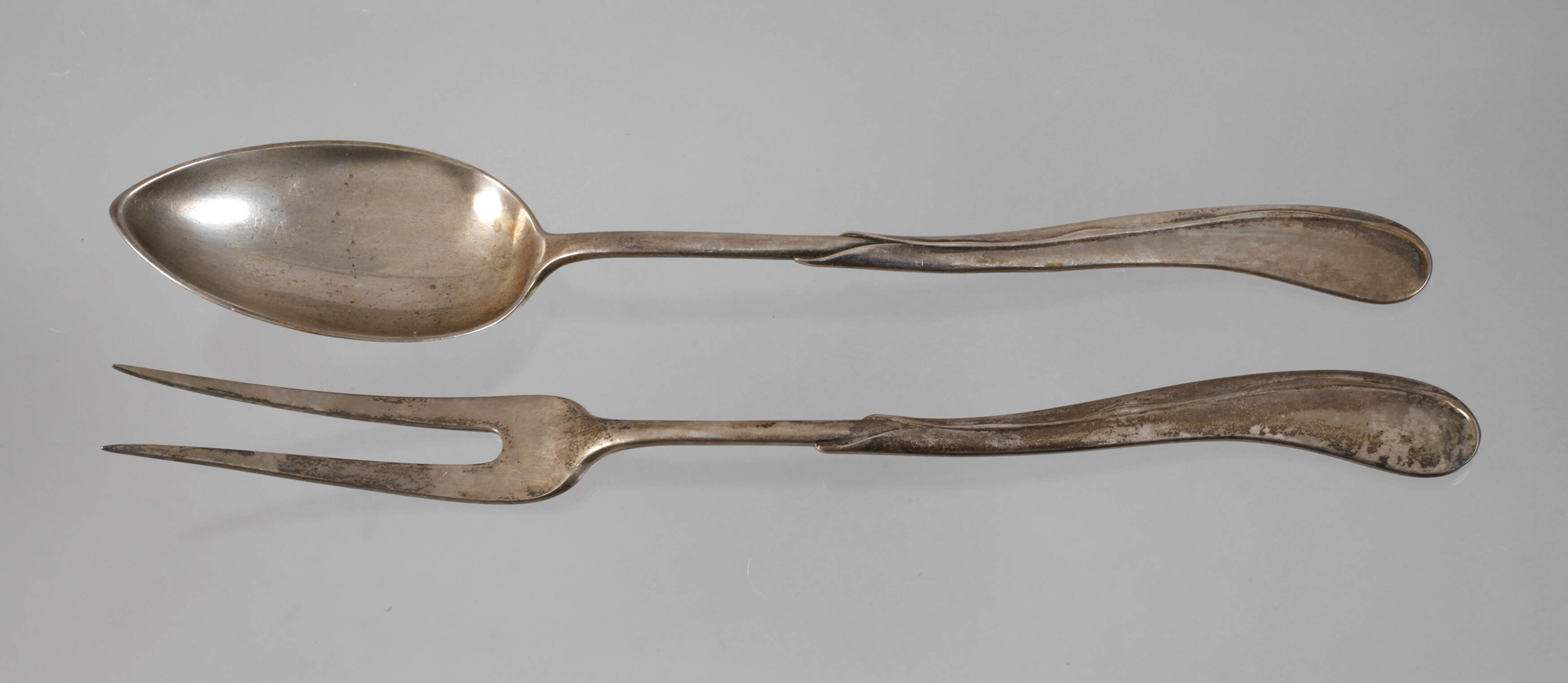 Heinrich Vogeler Silber zwei Vorlegeteile