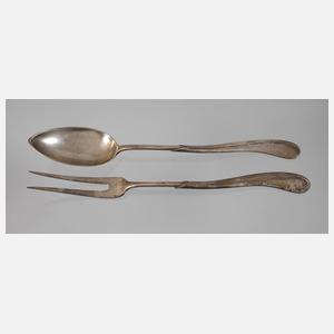 Heinrich Vogeler Silber zwei Vorlegeteile