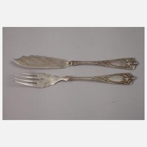 Fischbesteck Silber