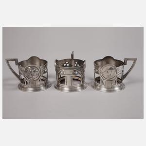 WMF sechs Teeglashalter