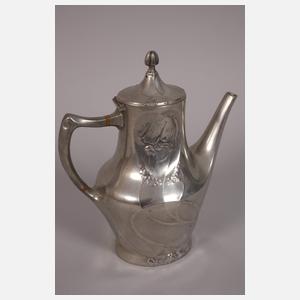 Konvolut Kaffee-/Teeset Kayserzinn