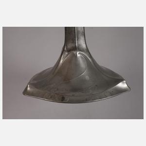 Kayserzinn Fledermausleuchter Hugo Leven