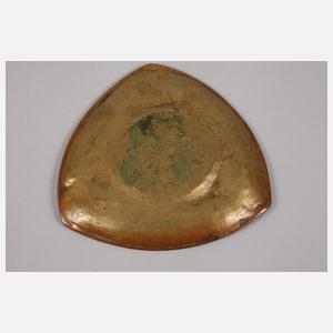 Bronzeschale Kranichdekor