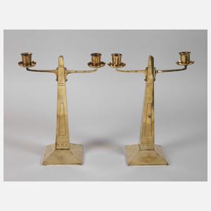 Paar Messingleuchter Holland