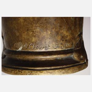 Albert Cheuret, Bronzevase Apfeldekor