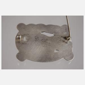 Georg Jensen Silberbrosche