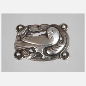 Georg Jensen Silberbrosche