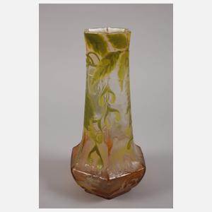 Èmile Gallé Ätzglasvase