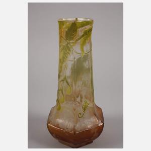 Èmile Gallé Ätzglasvase