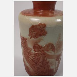 Ätzglasvase Désiré Jean-Baptiste Christian