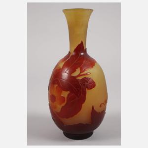 Èmile Gallé Ätzglasvase