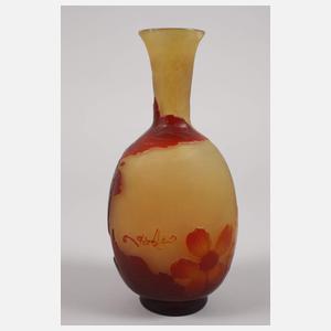 Èmile Gallé Ätzglasvase