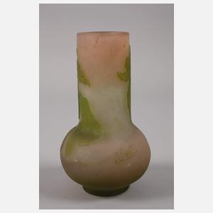 Emilé Gallé Ätzglasvase