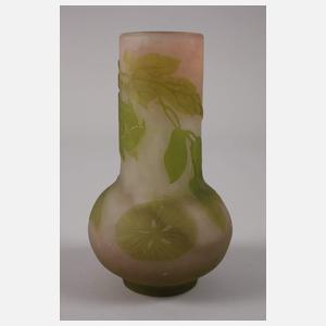 Emilé Gallé Ätzglasvase