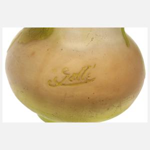 Emilé Gallé Ätzglasvase