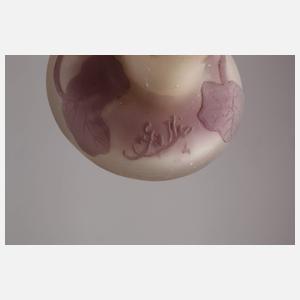 Émile Gallé kleine Überfangvase