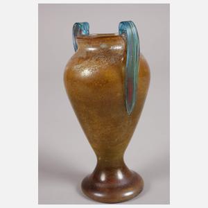 Kleine Amphorenvase mit Reduktionsmalerei