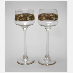 Paar Jugendstilrömer