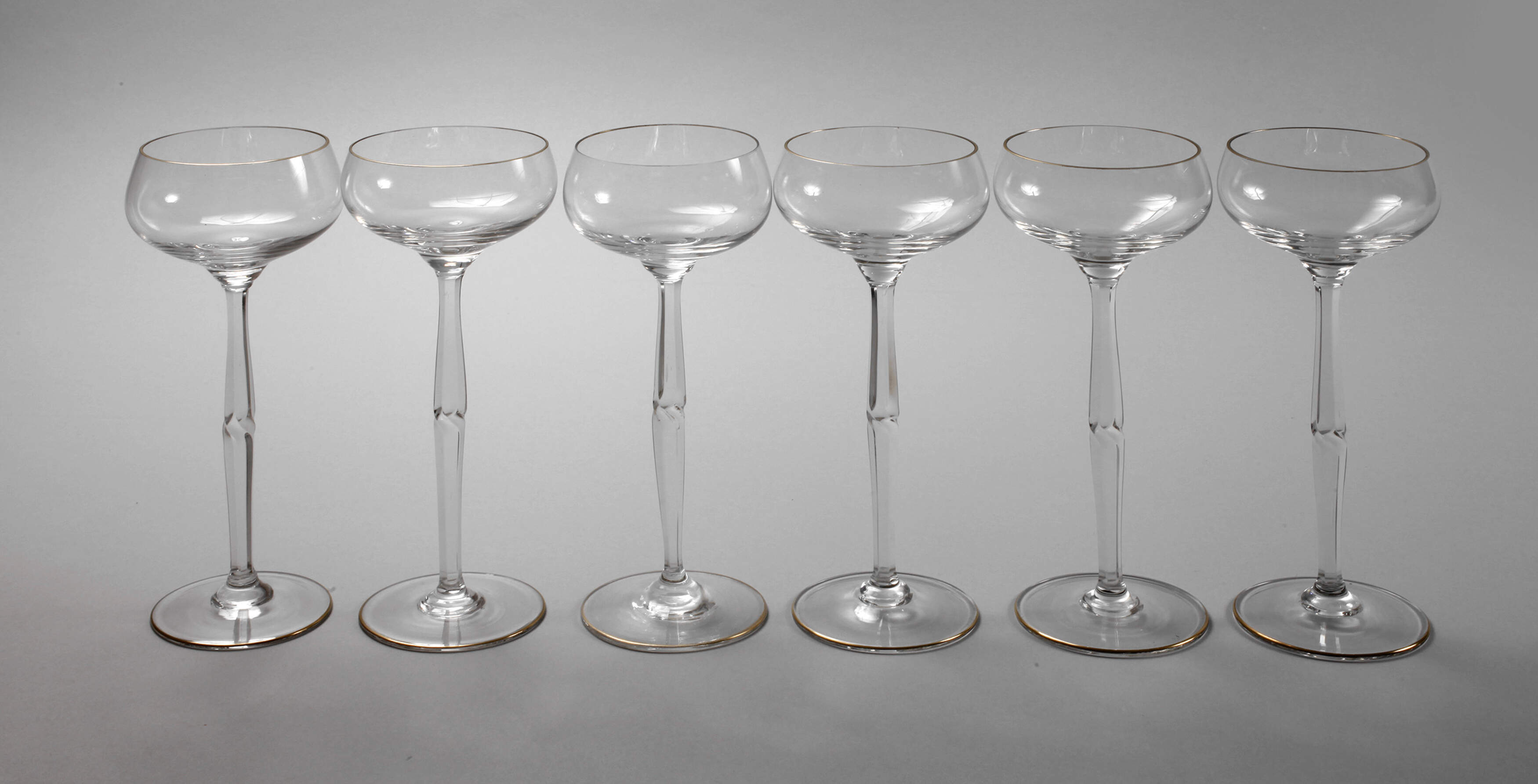 Theresienthal sechs Stängelgläser