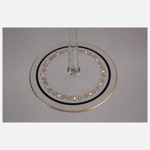 Zwei Weinrömer Emaillemalerei