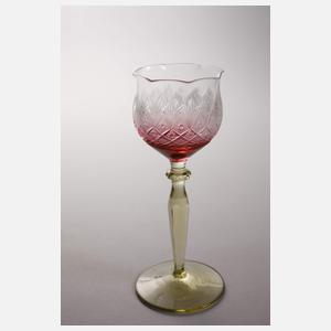 Paar Likörgläser Steinelschliff