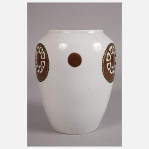 Vase Schlickermalerei