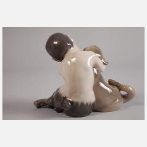 Kopenhagen "Faun mit Löwe spielend"