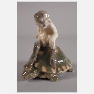 Kopenhagen Faun auf Schildkröte
