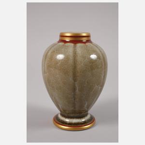 KPM Berlin Deckelvase Reduktionsglasur