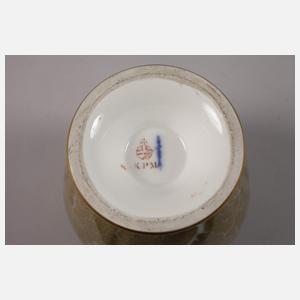 KPM Berlin Deckelvase Reduktionsglasur