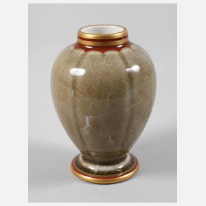 KPM Berlin Deckelvase Reduktionsglasur