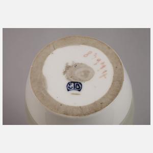 KPM Berlin "Blumenflasche" Christrosendekor