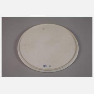 KPM Berlin Wandplatte Zeppelinmotiv