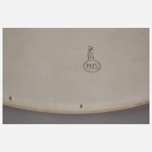 KPM Berlin Wandplatte Zeppelinmotiv