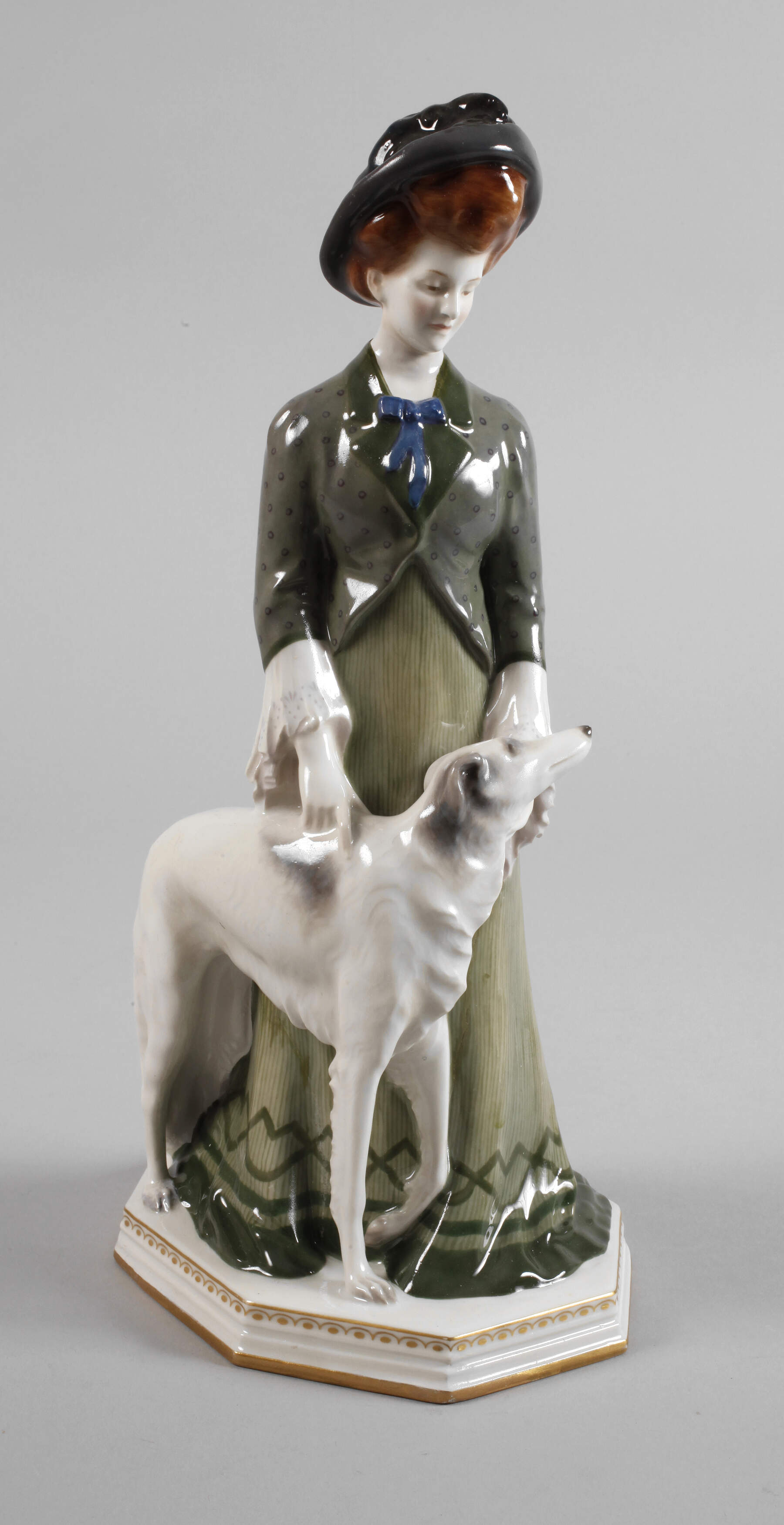 KPM Berlin "Dame mit Windhund"