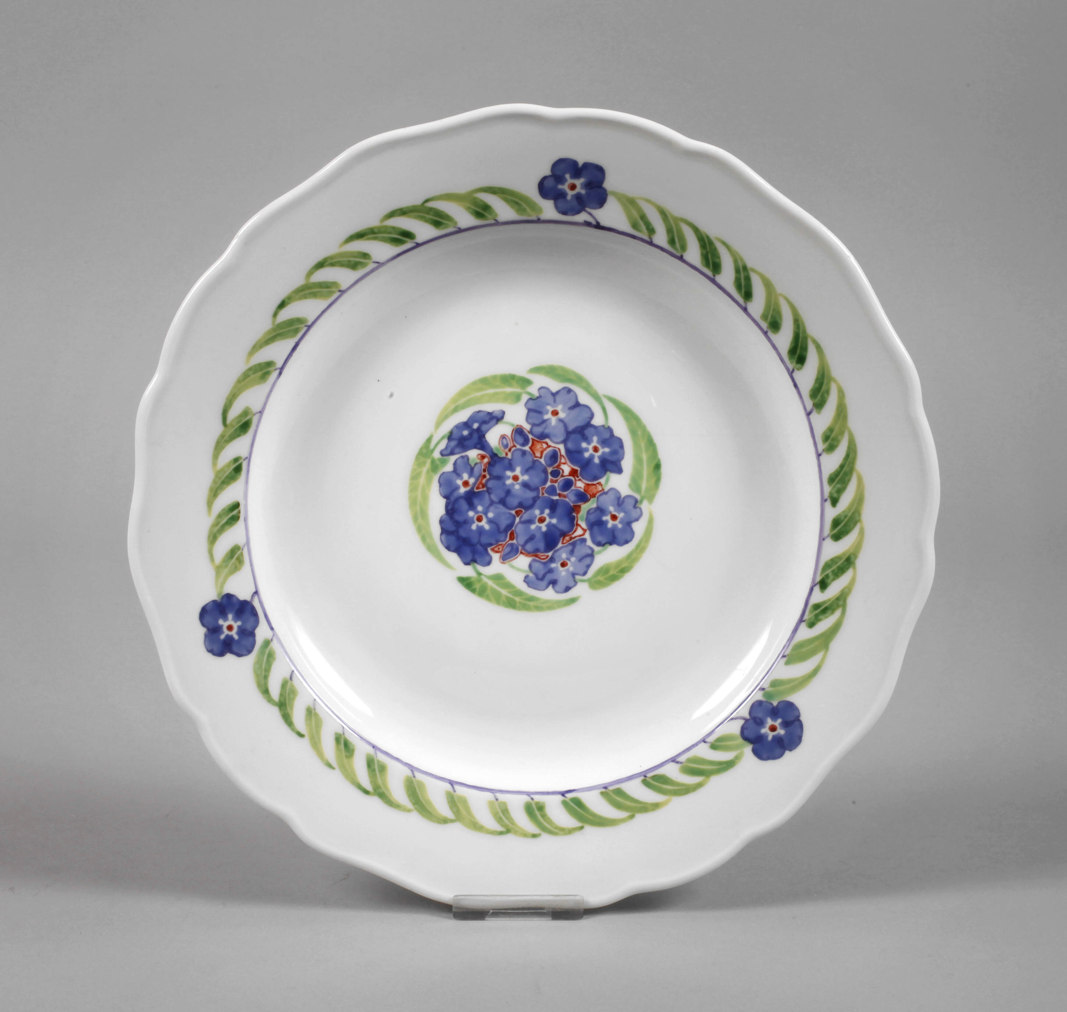 Meissen Speiseteller Primeldekor