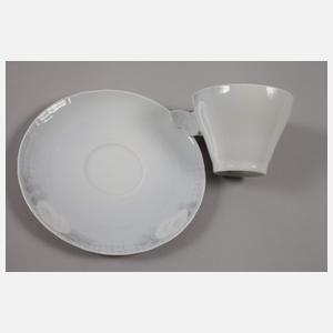 Rörstrand/Kopenhagen zwei Mokkatassen Insektendekor