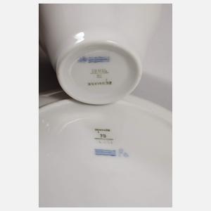 Rörstrand/Kopenhagen zwei Mokkatassen Insektendekor