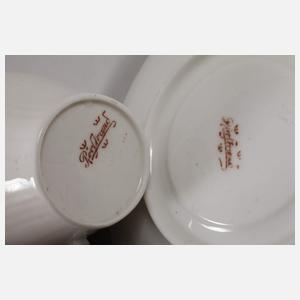 Rörstrand/Kopenhagen zwei Mokkatassen Insektendekor