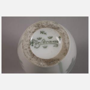 Rörstrand Schweden kleine Enghalsvase Blumendekor