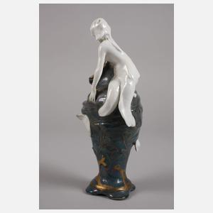 Rosenthal Muschelvase mit Nixe