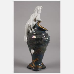 Rosenthal Muschelvase mit Nixe