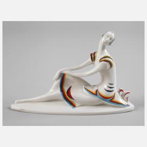 Sitzendorf Dame Art déco