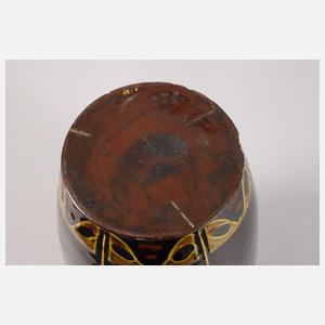 Vase Schlickermalerei